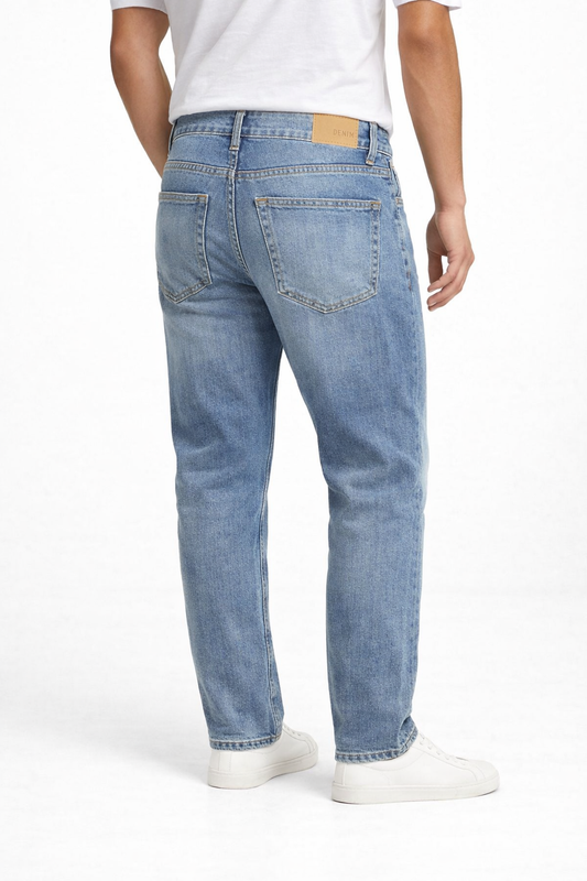 RACDO Light Blue Slim Fit Denim Jeans – Stylish Men’s Casual Denim – Free Delivery Pakistan