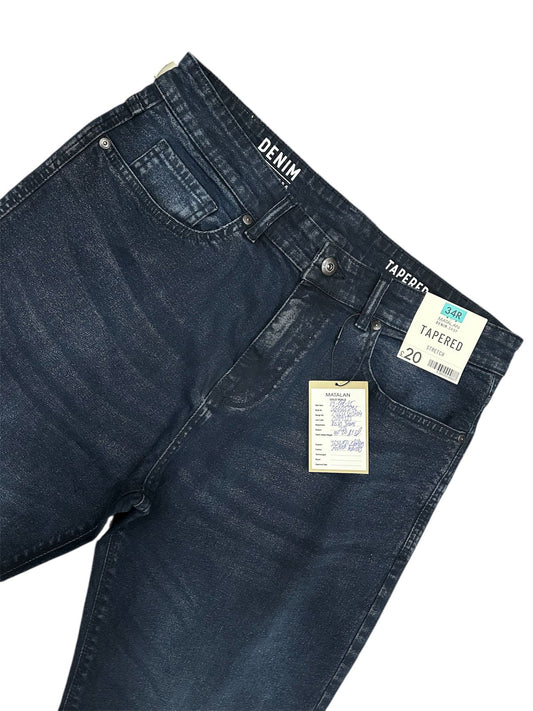 RACDO Dark Blue Tapered Denim Jeans – Premium Men’s Jeans Pakistan | RacdoMarket