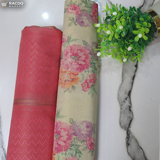 Racdo Premium masoori Lawn Suit 2026 – Unstitched 2 Piece