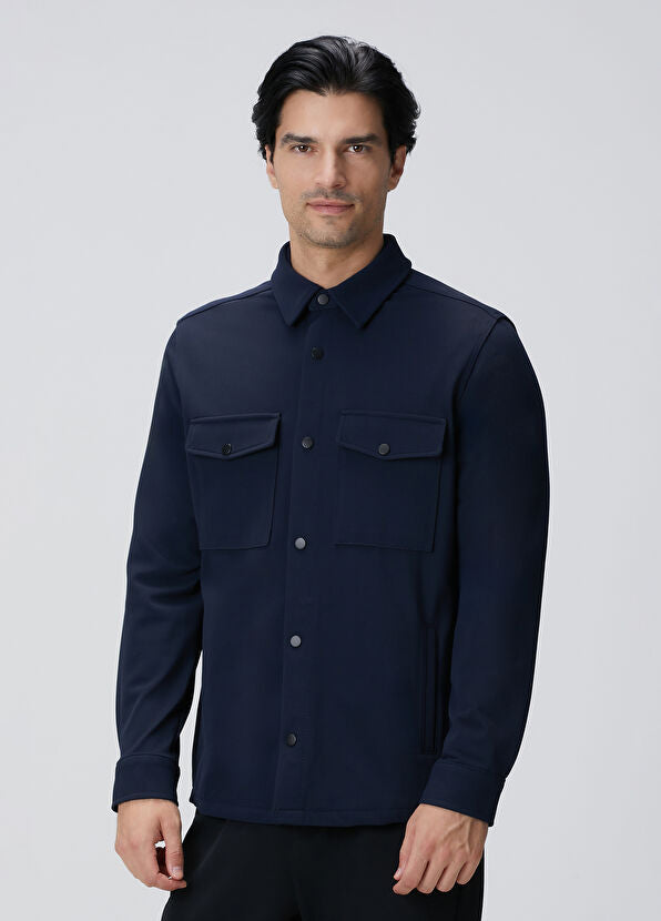 Shacket for Men Casual Dress Shirts Tops