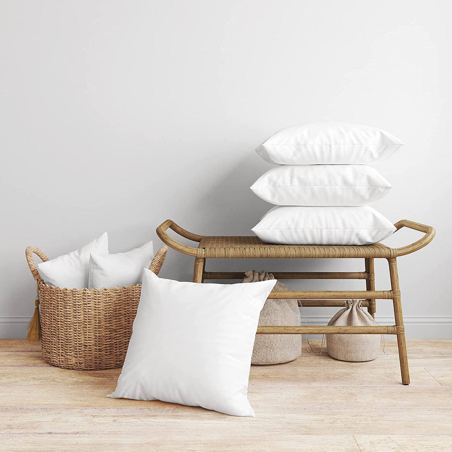 Throw Pillows 20"x20" - 2 Pack Insert Only