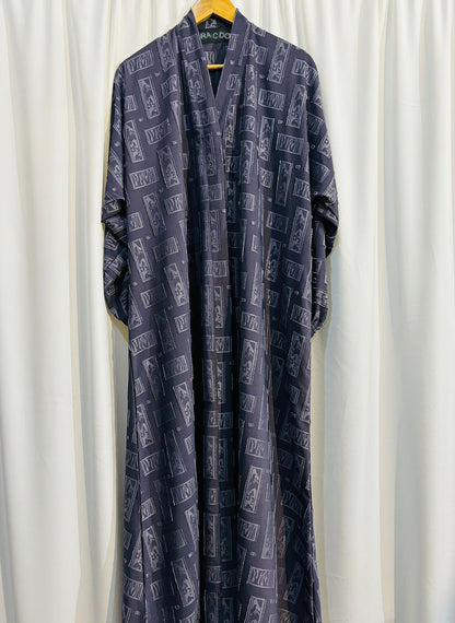 The Samira Jacquard Abaya by RACDO | Richly Textured Design