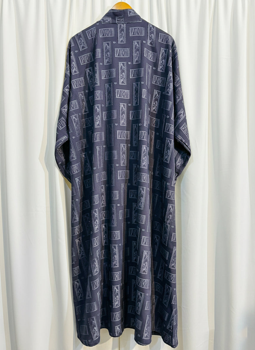 The Samira Jacquard Abaya by RACDO | Richly Textured Design