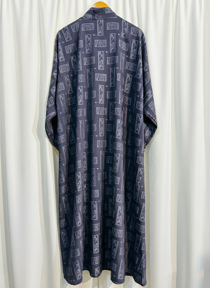 The Samira Jacquard Abaya by RACDO | Richly Textured Design