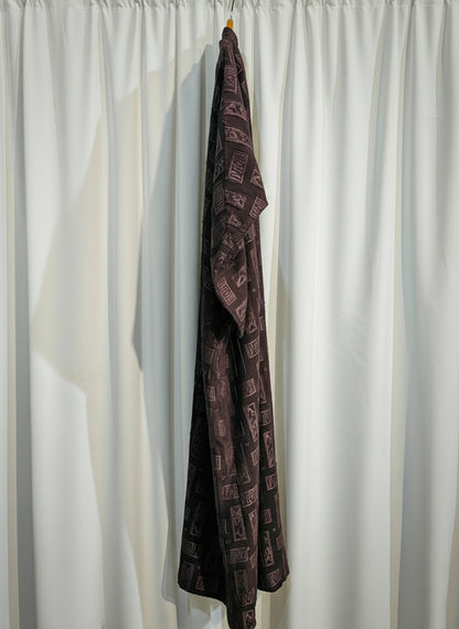 The Samira Jacquard Abaya by RACDO | Richly Textured Design