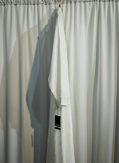 The Samira Jacquard Abaya by RACDO | Richly Textured Design