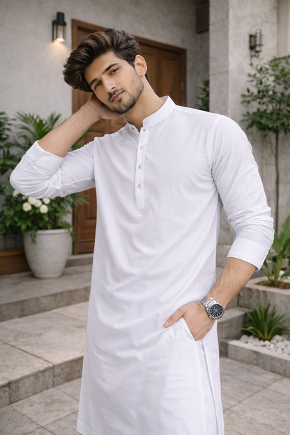 Royal Pearl Unstitched Suit Fabric