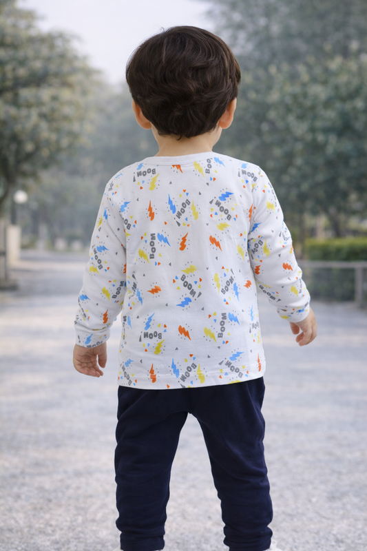 RACDO Mini Thunder Boom Kids Co‑Ord Set  (Racdo Market)