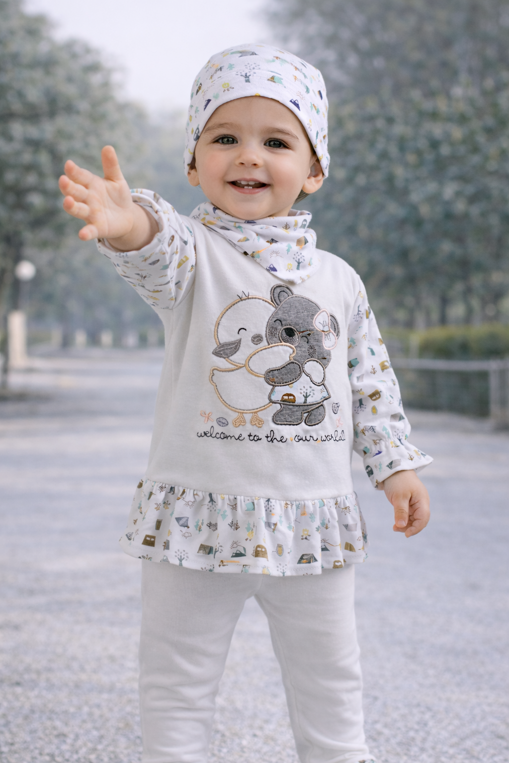 RACDO Little Cuddle Friends Baby Co‑Ord Set – Premium Baby Clothing | Racdo Market