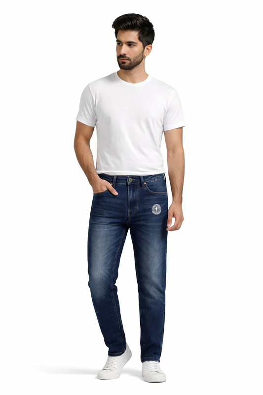 Premium RACDO Slim Fit Blue Denim Jeans for Men – Stylish & Comfortable