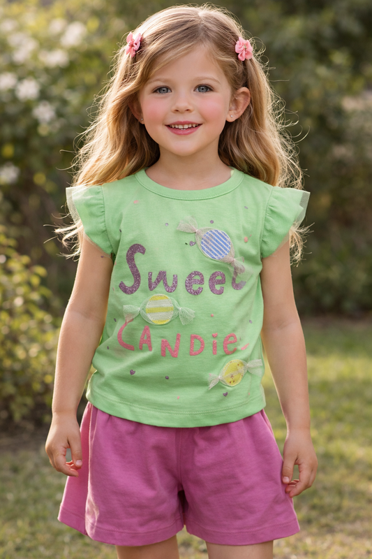 RACDO Sweet Candie Girls Summer Set – Stylish Kids Outfit | RACDO MARKET