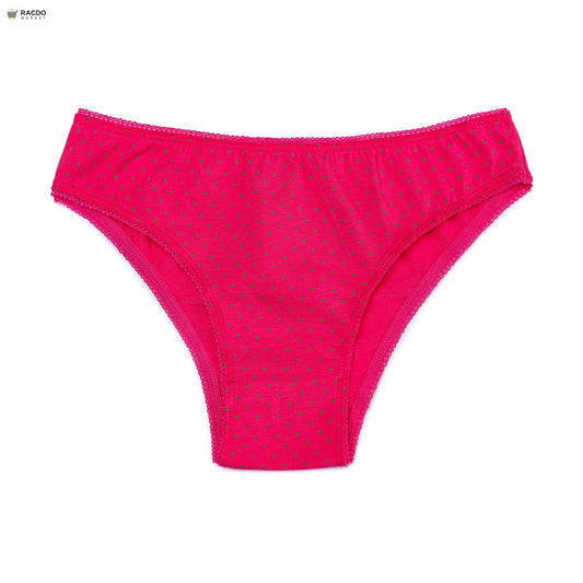 Pink polka dot underwear