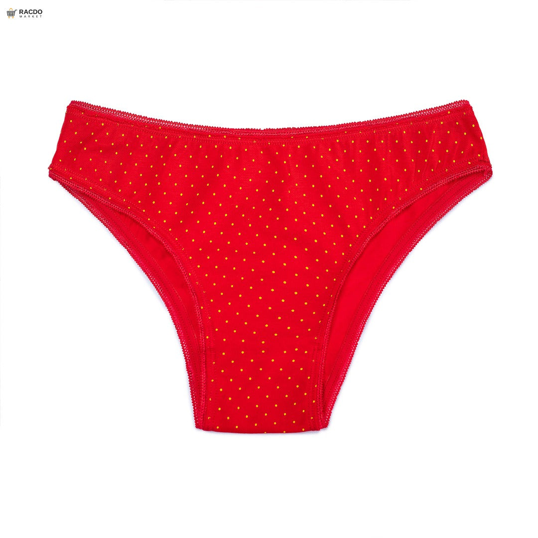 Red polka dot underwear 