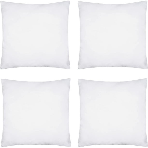 Throw Pillows 16"x16" - 4 Pack Insert Only