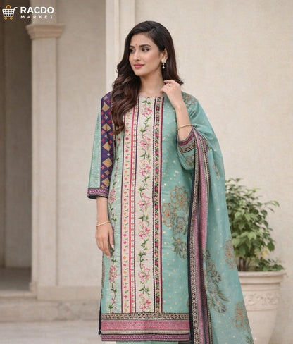 Racdo Premium Lawn Suit 2026 – Unstitched 2 Piece