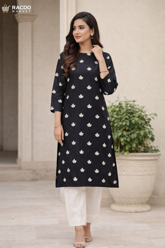 Racdo premium 2 piece lawn suit for women