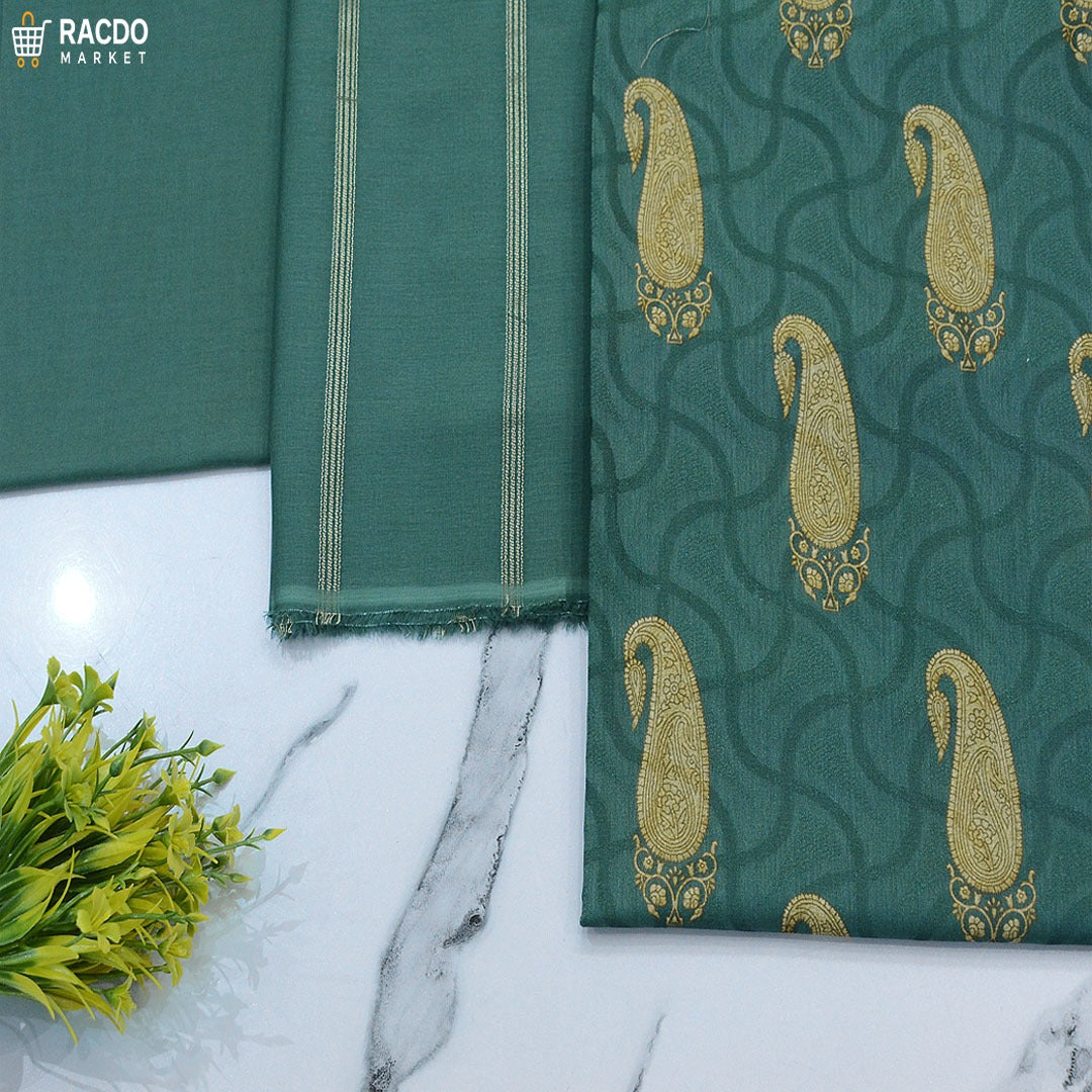 Racdo premium 3 piece lawn suit for women