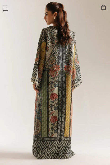 (Luxury Printed Ensemble)-Recto Market – Elara Noir