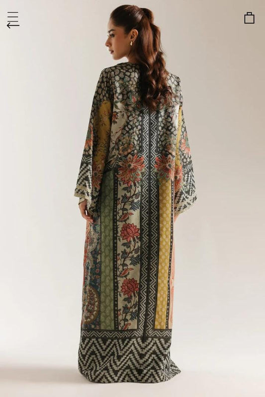 (Luxury Printed Ensemble)-Recto Market – Elara Noir