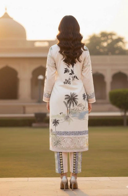 2 Piece Suit - Recto Market Signature Jacquard Viscose