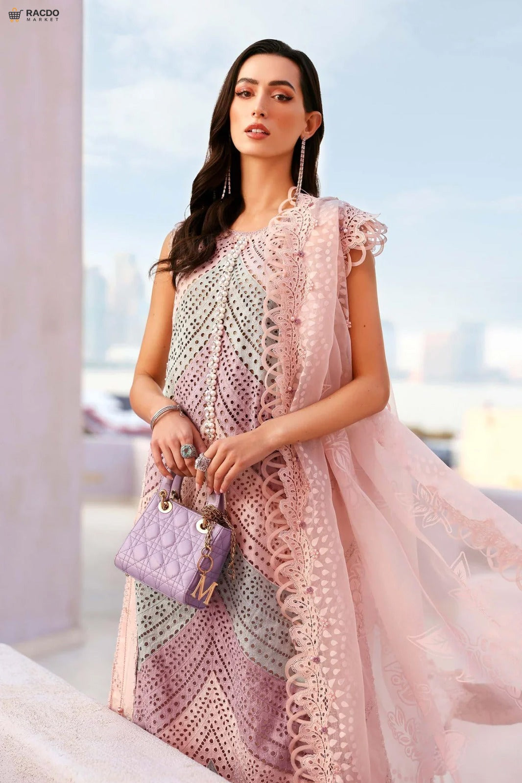 Multi Cut Work Design Stylish Women Outfit | Elegant Premium Fashion Dress – RACDO Market