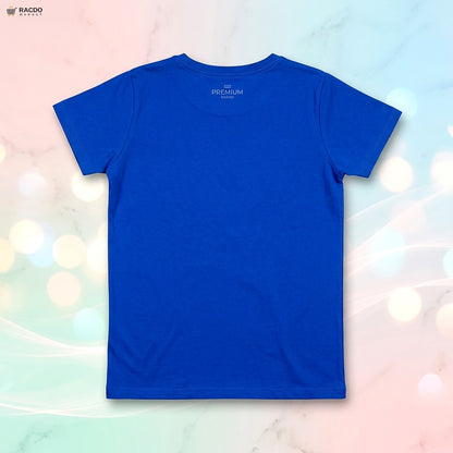 Racdo Kids Blue Car Graphic T-Shirt – Stylish & Comfortable Daily Wear