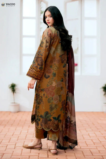 Digital Printed Karandi Shirt – Premium Unstitched Karandi Fabric | RACDO Market