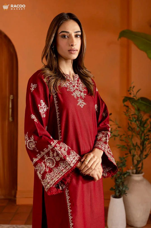 Red Dress Fabric – Premium Unstitched Stylish Red Dress | Racdo Market