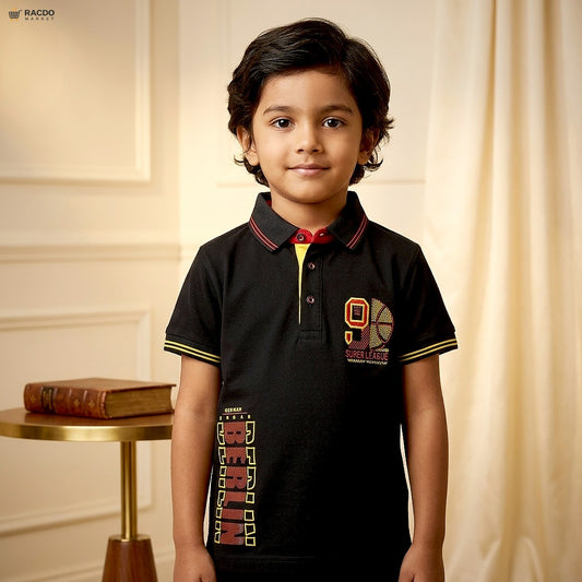 RACDO Super League Elite Boys Polo Shirt – Premium Kids Polo | RACDO MARKET