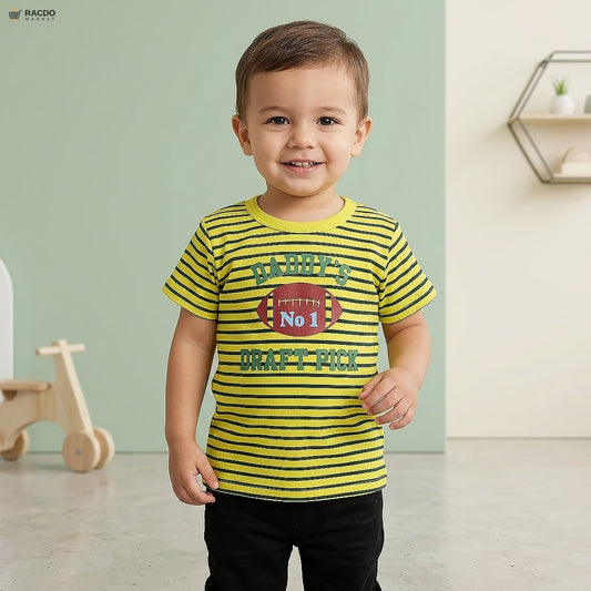RACDO Daddy’s No.1 Draft Pick Kids Outfit – Premium  Kids Fabric | RACDO MARKET