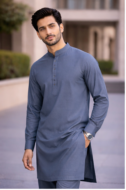 Steel Grace (Unstitched Suit) fabrics